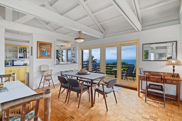 2321 Hoohu Rd, Koloa, HI 96756 - dining room featuring french doors