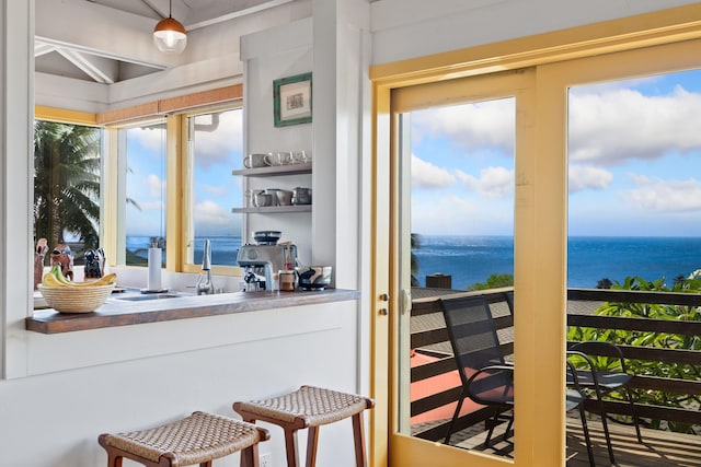 2321 Hoohu Rd, Koloa, HI 96756 - interior space with a water view
