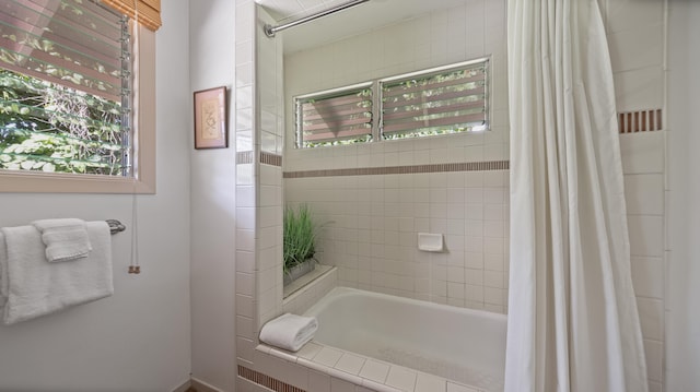 5-6691 Kuhio Hwy, Hanalei, HI 96714 - bathroom featuring shower / bath combo with shower curtain