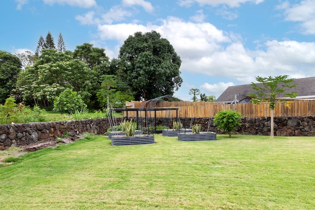 75-5811 Nani Kailua Pl, Kailua-Kona, HI 96740 - view of yard with a garden