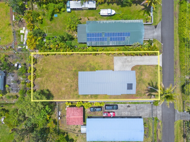 15-2804 Maikoiko St, Pahoa, HI 96778 - aerial view of property and surrounding area with property parcel outlined