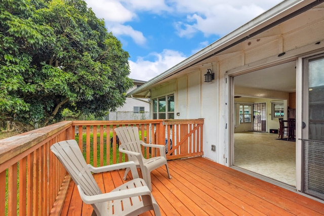 242 Koili Ln, Kapaa, HI 96746 - view of wooden deck