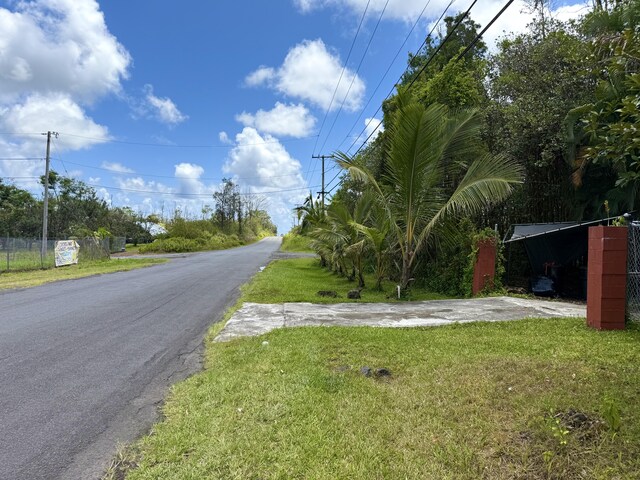 16-233 Orchid Land Dr, Keaau, HI 96749 - view of asphalt road