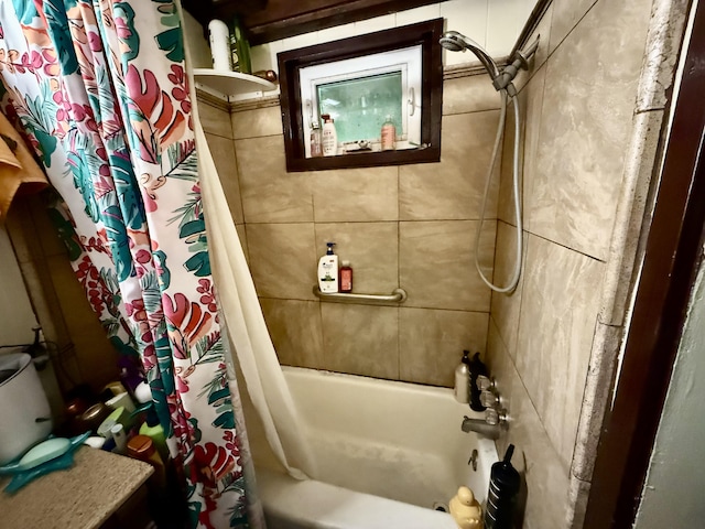 16-233 Orchid Land Dr, Keaau, HI 96749 - full bathroom with shower / bathtub combination with curtain