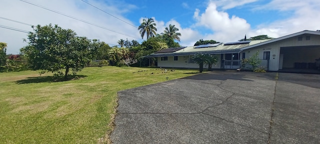 16-1397 35th Ave, Keaau, HI 96749 - view of green lawn with asphalt driveway