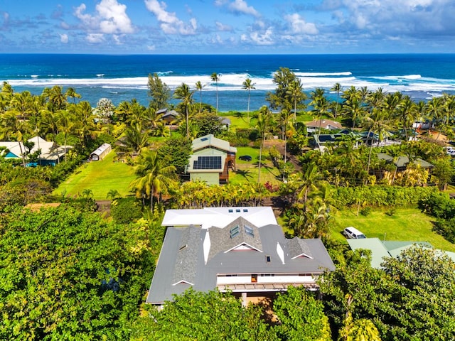 7205 Alealea Rd, Hanalei, HI 96722 - aerial view of property and surrounding area featuring a large body of water