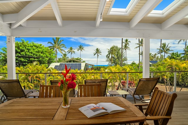 7205 Alealea Rd, Hanalei, HI 96722 - view of deck