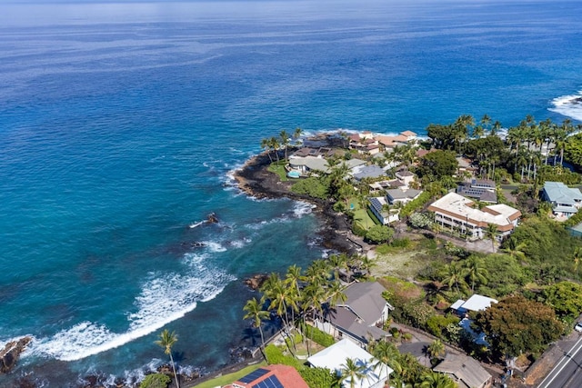 75-6150 Alii Dr Unit 7, Kailua-Kona, HI 96740 - aerial view of property and surrounding area with a large body of water