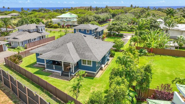 2650 Halalu St, Koloa, HI 96756 - aerial perspective of suburban area