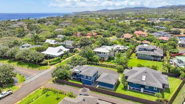 2650 Halalu St, Koloa, HI 96756 - aerial perspective of suburban area featuring a water and mountain view