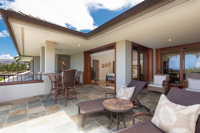 62-3512 Kaunaoa Lii Pl Unit 10B, Kamuela, HI 96743 - view of patio featuring outdoor lounge area