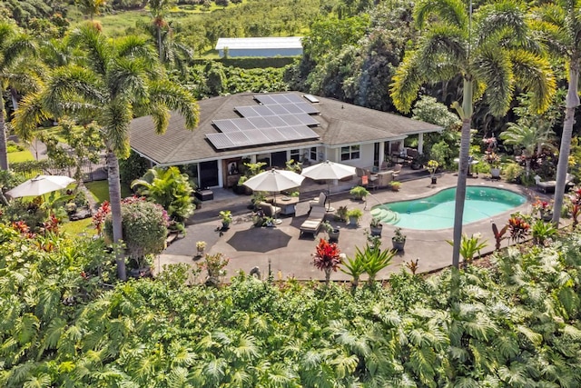 73-4685 Hina Lani St, Kailua-Kona, HI 96740 - outdoor pool with a patio and outdoor dining area