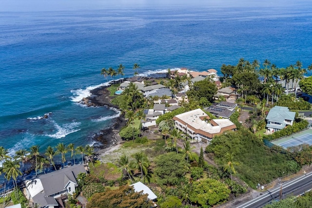 75-6150 Alii Dr Unit 8, Kailua-Kona, HI 96740 - aerial view of property's location featuring a large body of water and nearby suburban area