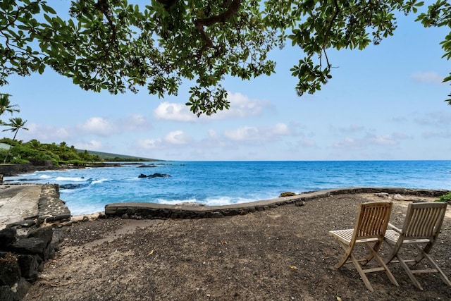 75-6150 Alii Dr Unit 8, Kailua-Kona, HI 96740 - water view featuring nearby beach
