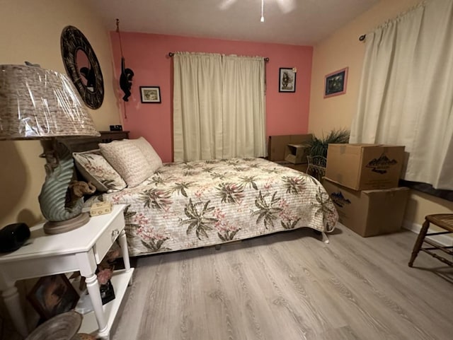 14-682 Kehau Rd, Pahoa, HI 96778 - bedroom featuring wood finished floors and ceiling fan