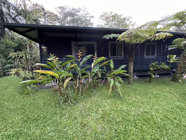 14-682 Kehau Rd, Pahoa, HI 96778 - view of grassy yard