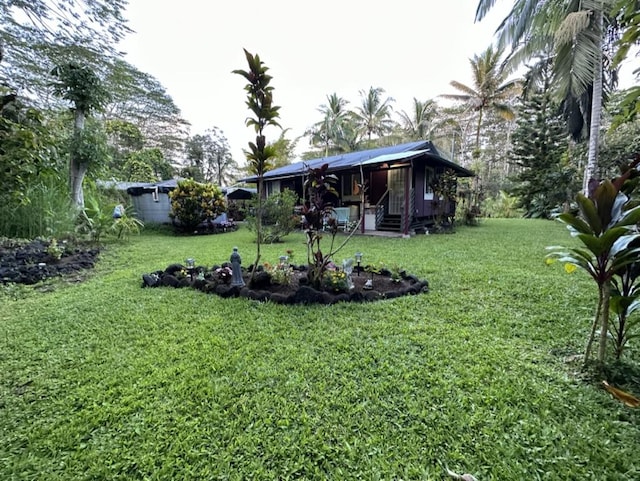 14-682 Kehau Rd, Pahoa, HI 96778 - view of grassy yard