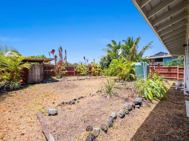 12-7038 Kehauopuna St, Pahoa, HI 96778 - view of fenced backyard