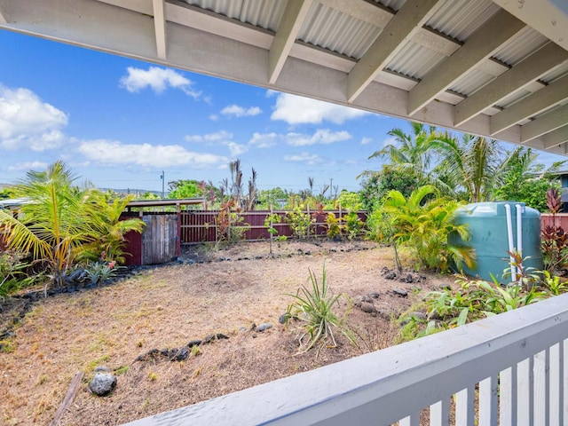 12-7038 Kehauopuna St, Pahoa, HI 96778 - view of fenced backyard