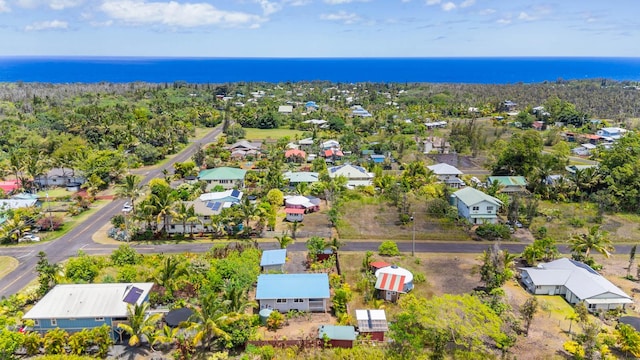 12-7038 Kehauopuna St, Pahoa, HI 96778 - aerial perspective of suburban area with a nearby body of water