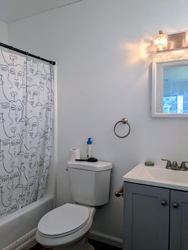 15-2714 Nenue St, Pahoa, HI 96778 - bathroom with vanity, toilet, and shower / bath combination with curtain