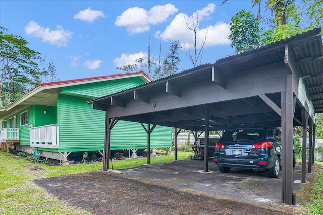 14-882 Kehau Rd, Pahoa, HI 96778 - view of car parking featuring a carport