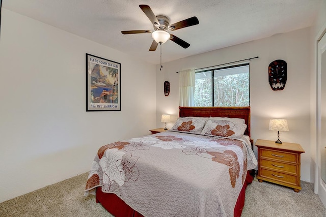 16-2038 Maile Way, Pahoa, HI 96778 - carpeted bedroom featuring ceiling fan