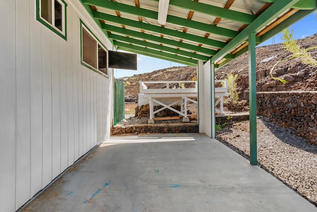 88-1506 Ewalu Ave, Captain Cook, HI 96704 - view of patio with a mountain view