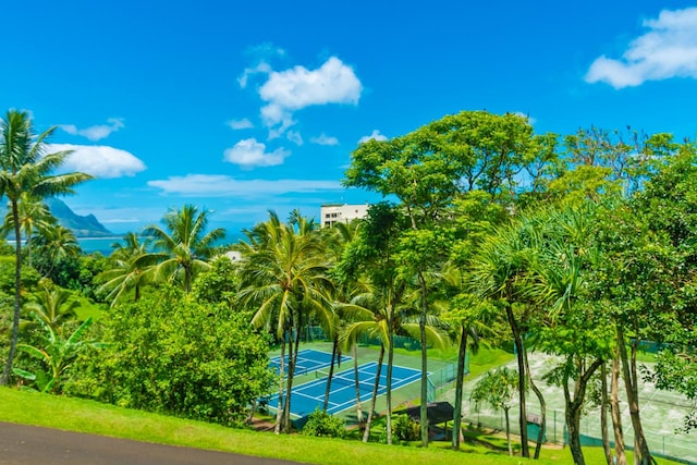 5380 Honoiki Rd Unit F16, Princeville, HI 96722 - view of home's community featuring a tennis court