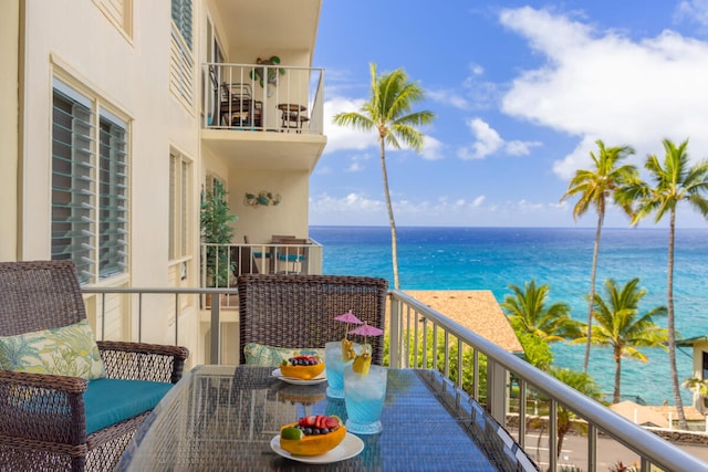 1763 Pee Rd Unit 304, Koloa, HI 96756 - balcony with a water view