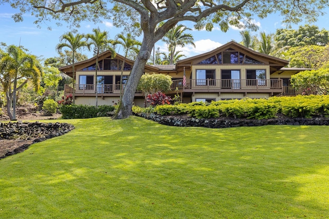 78-6737 Walua Rd, Kailua-Kona, HI 96740 - back of house featuring a yard and a deck