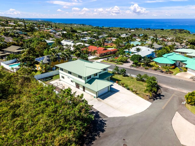 76-6347 Kupuna St, Kailua-Kona, HI 96740 - aerial view of residential area with a nearby body of water