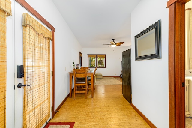 76-6319 Leone St, Kailua-Kona, HI 96740 - hall featuring light wood finished floors and baseboards