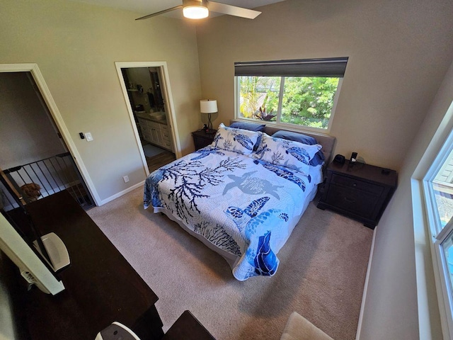 16-2081 Ohia Dr, Pahoa, HI 96778 - carpeted bedroom with multiple windows and ceiling fan