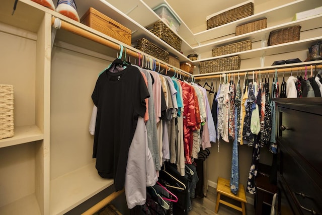 16-2081 Ohia Dr, Pahoa, HI 96778 - walk in closet featuring wood finished floors