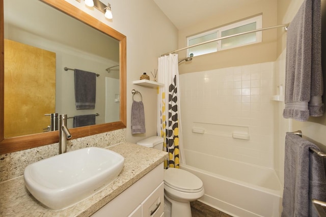 16-2081 Ohia Dr, Pahoa, HI 96778 - bathroom with vanity and shower / bathtub combination with curtain