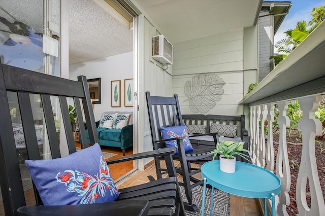 75-5776 Kuakini Hwy Unit 123, Kailua-Kona, HI 96740 - balcony featuring a wall unit AC