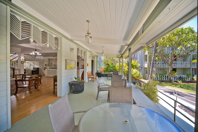 75-5776 Kuakini Hwy Unit 123, Kailua-Kona, HI 96740 - view of patio with outdoor dining area
