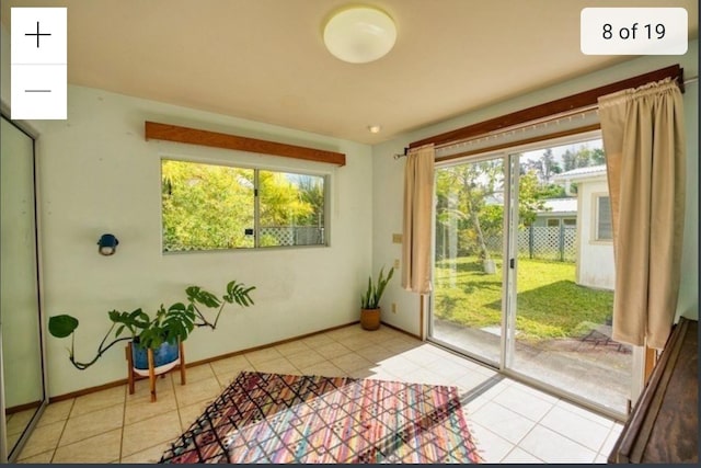 15-473 Anae St, Pahoa, HI 96778 - doorway with light tile patterned floors and baseboards