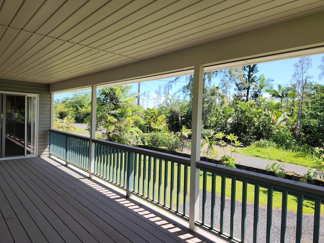 15-974 Lemiwai Rd, Keaau, HI 96749 - deck featuring a lawn
