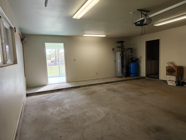 15-974 Lemiwai Rd, Keaau, HI 96749 - garage with water heater and a garage door opener