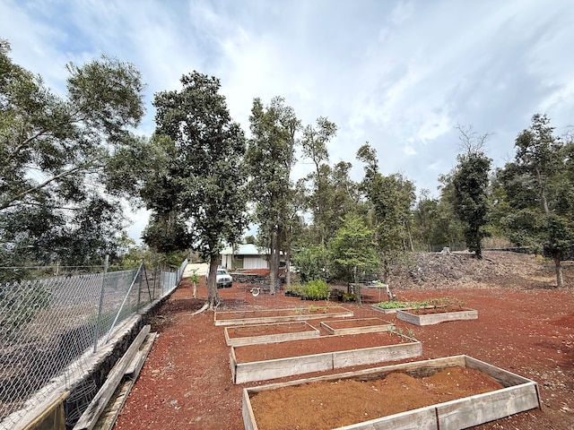 92-8858 Paradise Pkwy, Ocean View, HI 96737 - view of yard featuring a vegetable garden