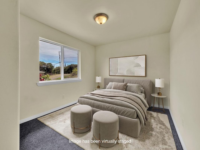 94-1727 Kaulua St, Naalehu, HI 96772 - carpeted bedroom with baseboards