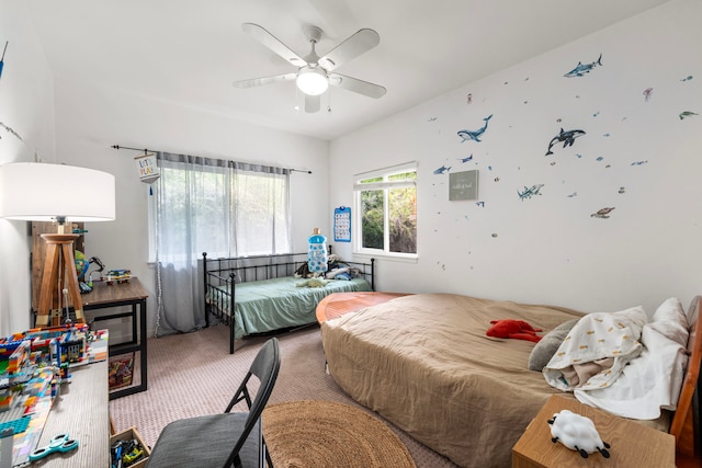 76-6398 Pualani St Unit 7, Kailua-Kona, HI 96740 - carpeted bedroom featuring ceiling fan