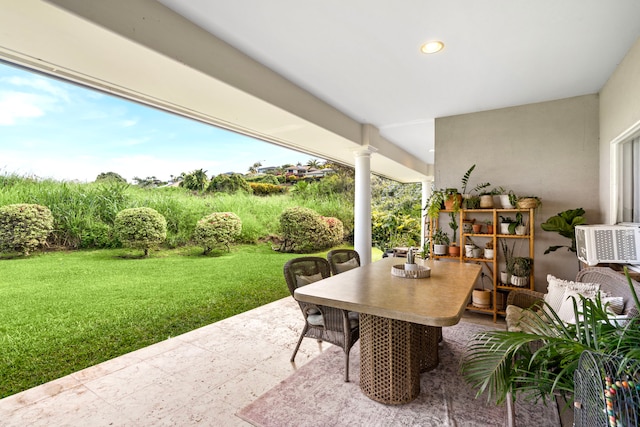 76-6398 Pualani St Unit 7, Kailua-Kona, HI 96740 - view of patio / terrace featuring cooling unit