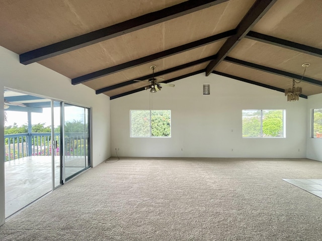 76-197 Kealoha St, Kailua-Kona, HI 96740 - carpeted spare room with a ceiling fan and a chandelier