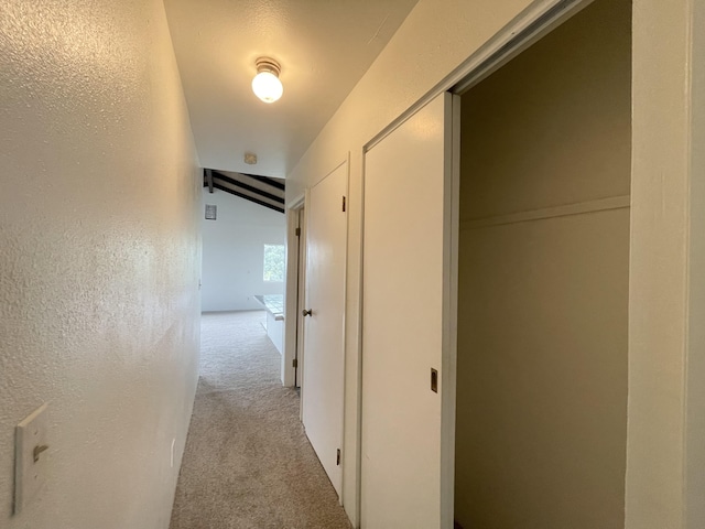 76-197 Kealoha St, Kailua-Kona, HI 96740 - hallway featuring carpet and lofted ceiling