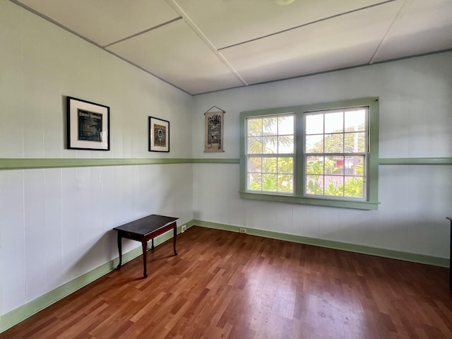 95-5587-A Mamalahoa Hwy, Naalehu, HI 96772 - unfurnished room with wood finished floors and baseboards