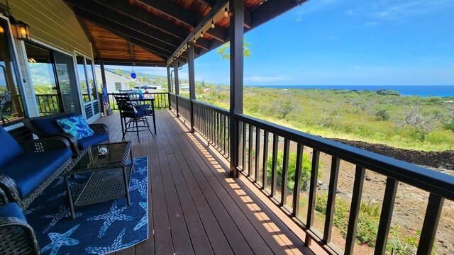 76-6320 Kololia St, Kailua-Kona, HI 96740 - view of wooden deck