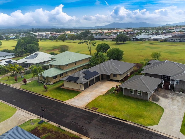 4306 Pilimai St, Lihue, HI 96766 - aerial view of residential area featuring mountains